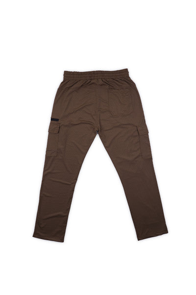 Coffee Brown Cargo Jogger Pants