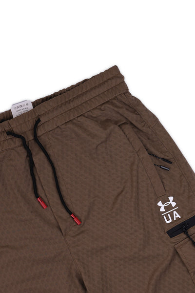 Coffee Brown Cargo Jogger Pants