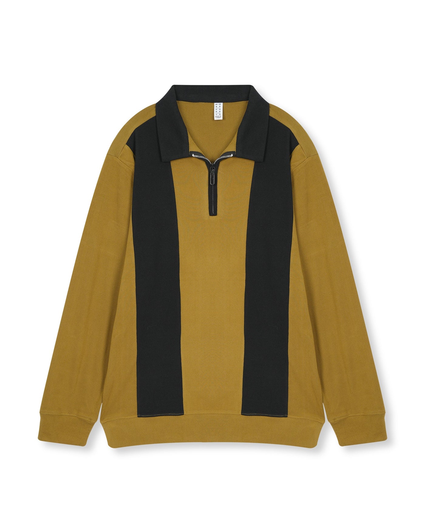 Mens half zipper knitted long sleeves shirts
