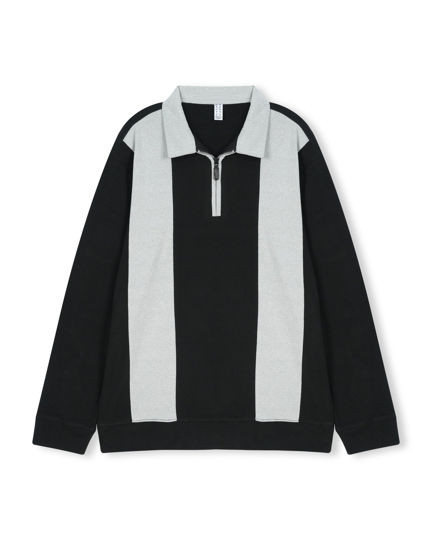 Mens half zipper knitted long sleeves shirts