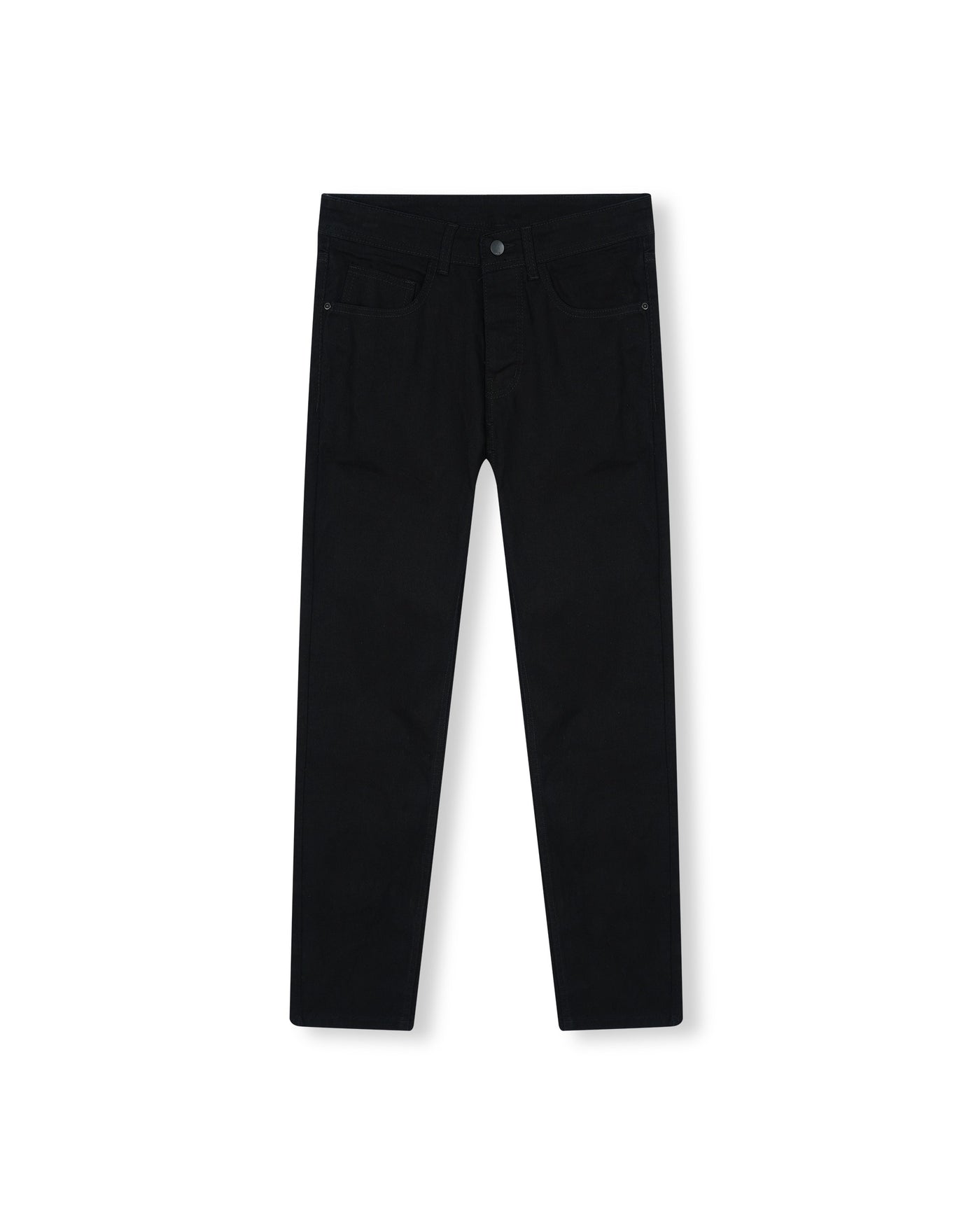 RebelCore Tapered Edge Slim Fit Jeans In Black