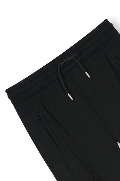 Knitted Cargo Sweatpant Black