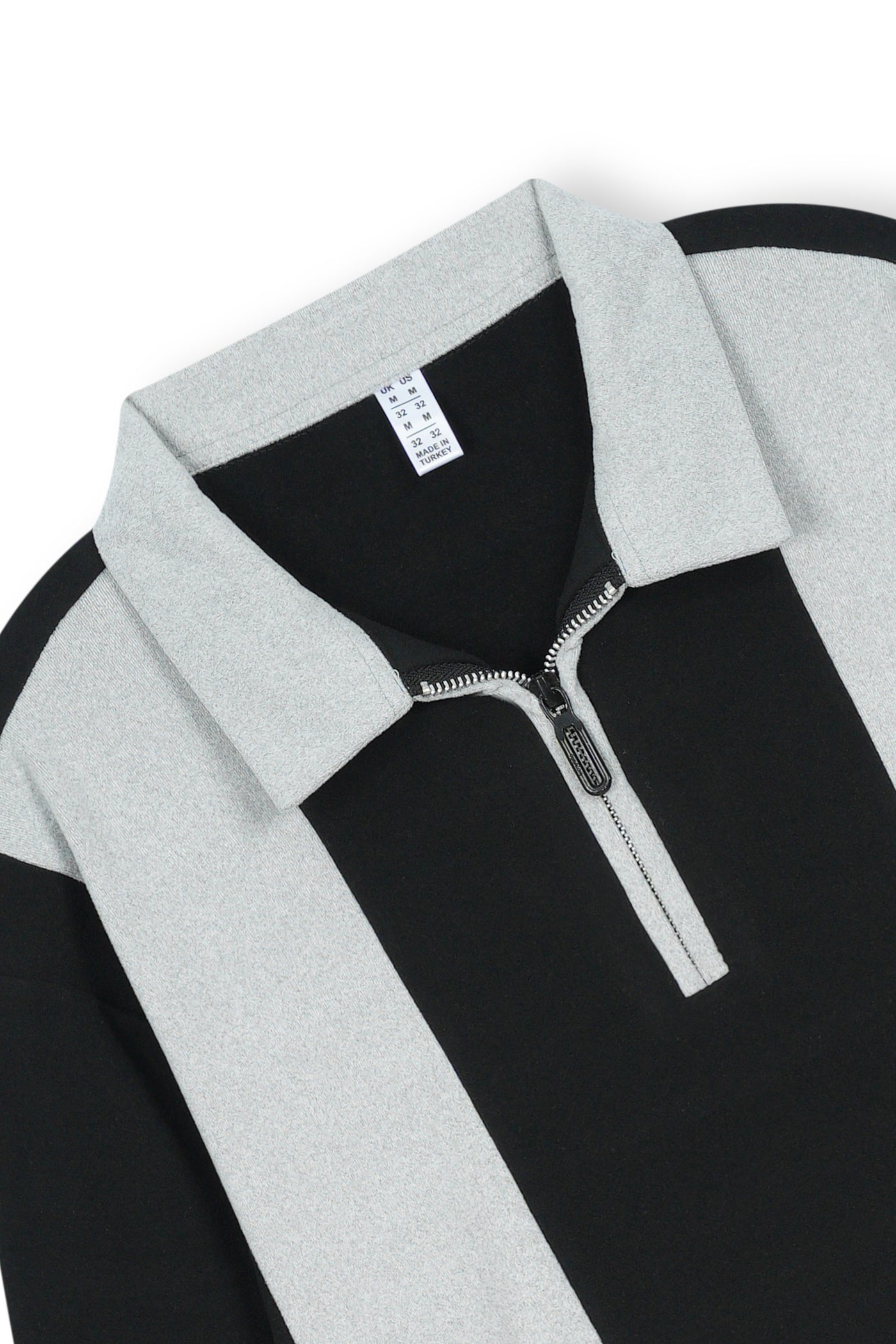 Mens half zipper knitted long sleeves shirts
