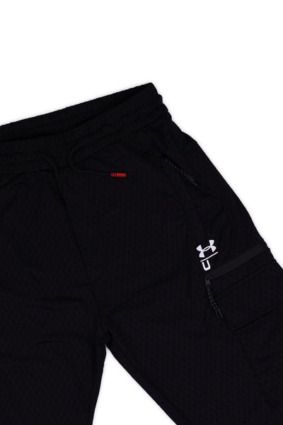 Black Cargo Jogger Pants
