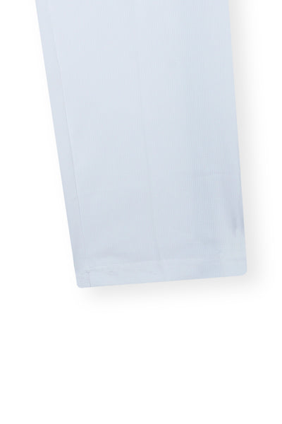 Textured Performance Trouser | White