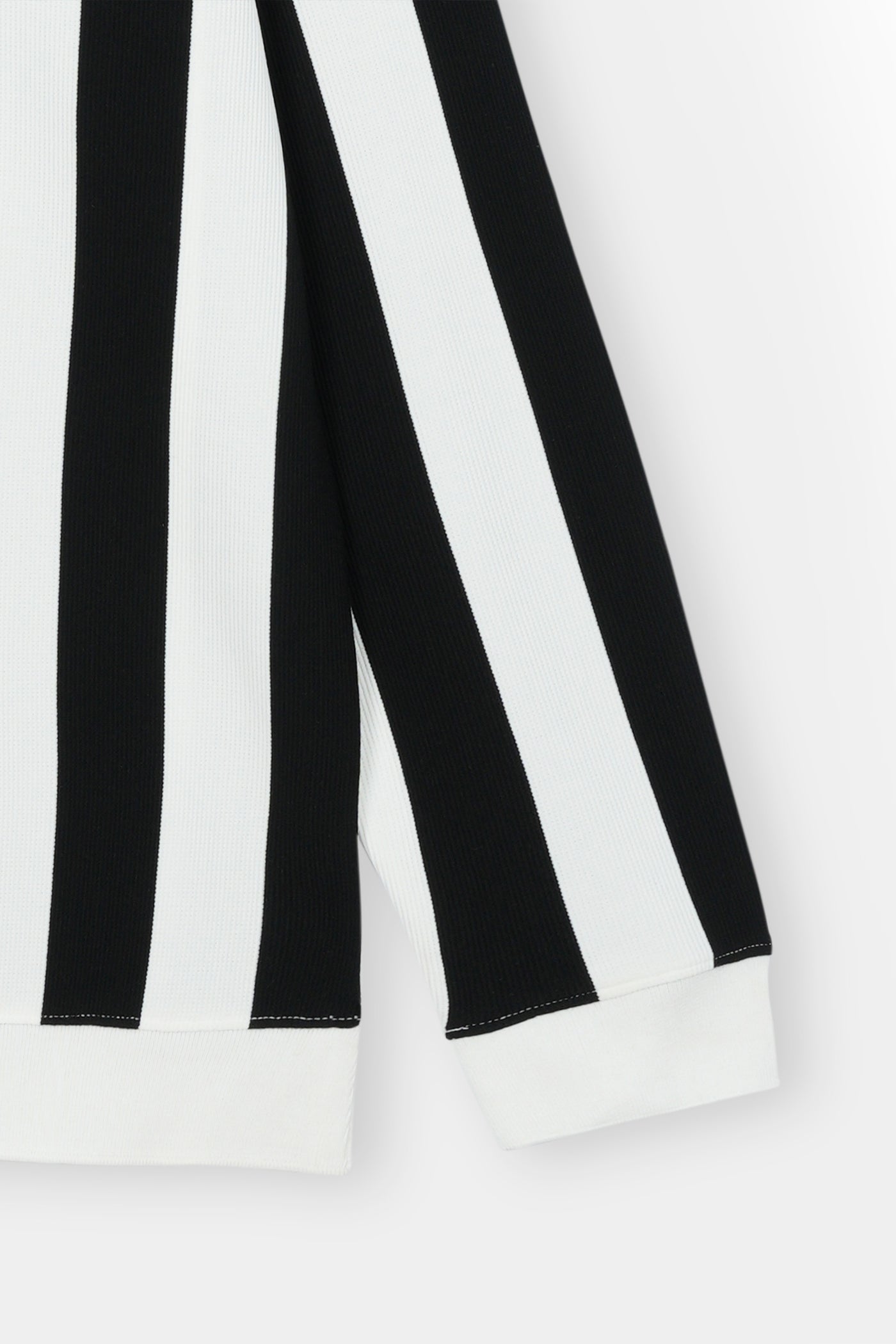 Striped Knitted Football Polo