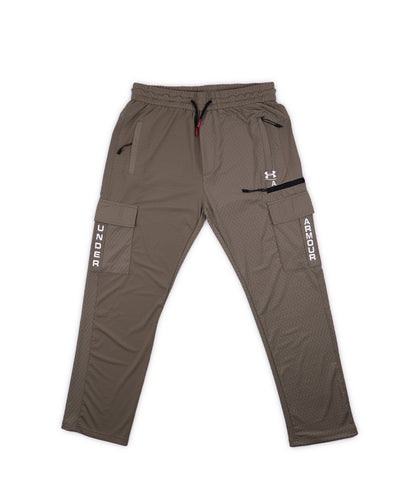 Ash Brown Cargo Jogger Pants
