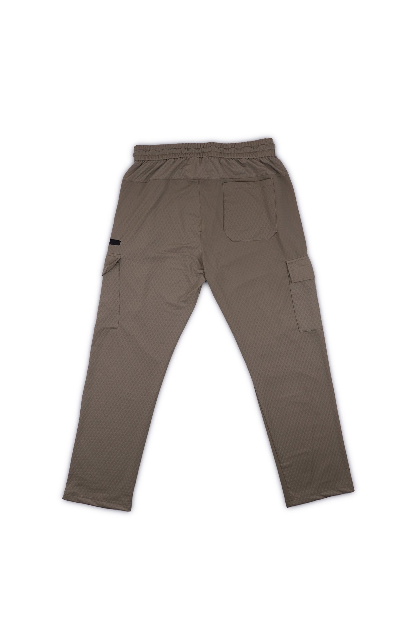 Ash Brown Cargo Jogger Pants