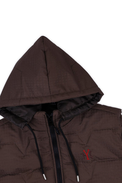 Premium Hooded Sleeveless Puffer Vest