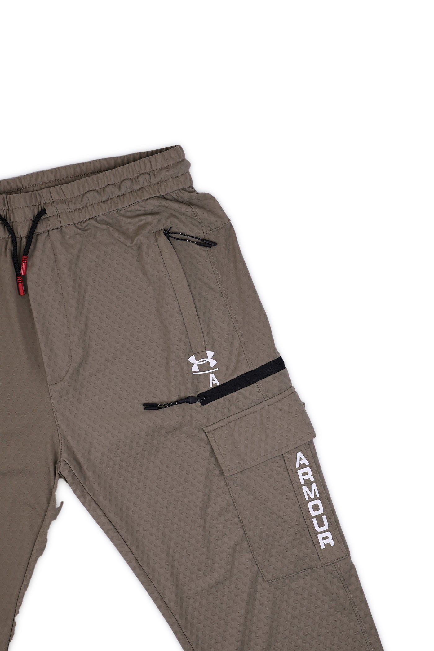 Ash Brown Cargo Jogger Pants