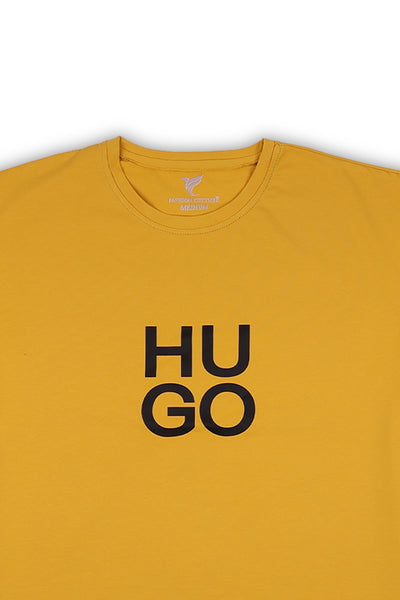 Hugo Printed Premium Cotton T-Shirt