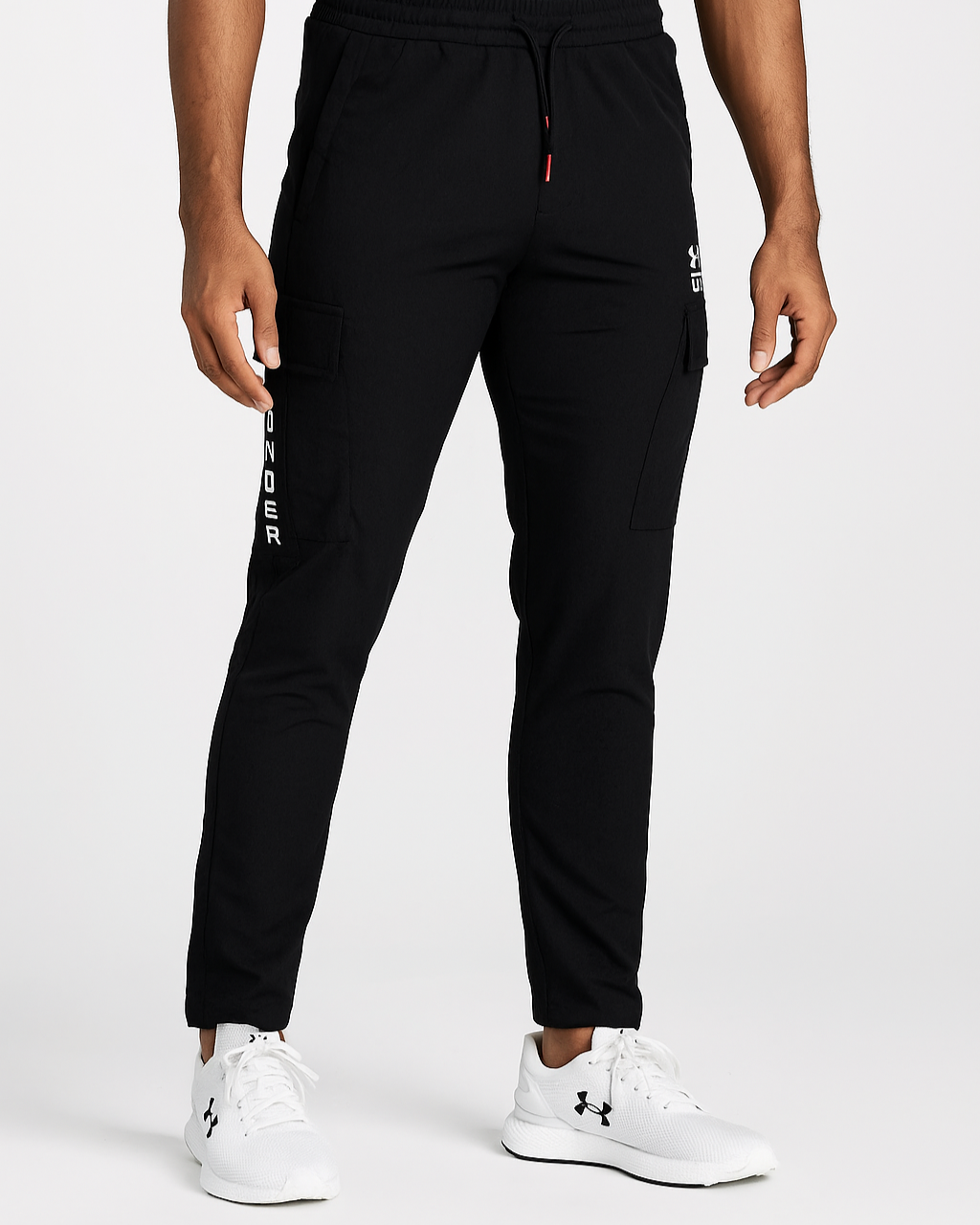 Black Cargo Jogger Pants