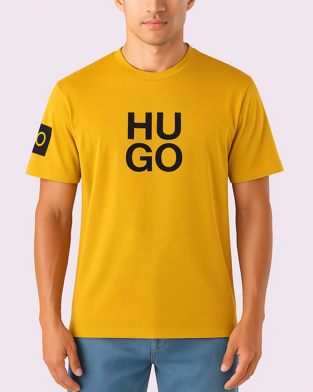 Hugo Printed Premium Cotton T-Shirt